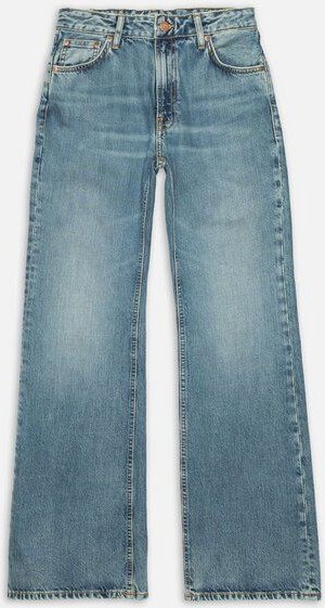 Nudie Jeans Dusty Dee Wide Leg Jeans - Streaky Wash