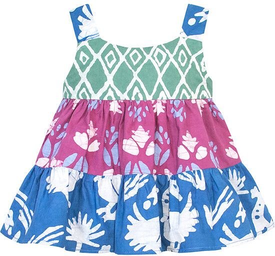 Global Mamas Baby Bio Karussellkleid - Sankofa