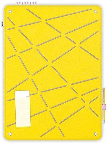 Rechteck-Pinnwand zum Stecken und Pinnen aus Filz, Memoboard mal anders von RÅVARE (REK)