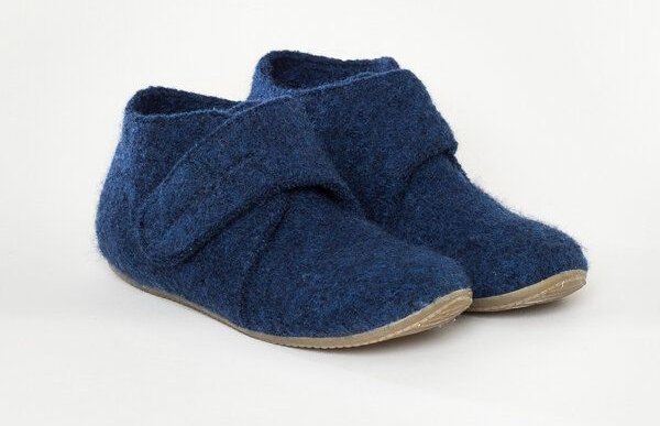 Kitz-Pichler Kinder-Hüttenschuh Juno - Kinder Hausschuh aus 100% Schurwolle für Mädchen & Jungen