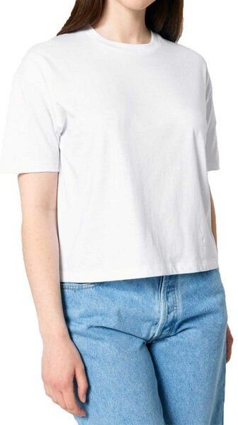 YTWOO Damen Boxy T-Shirt aus Bio-Baumwolle