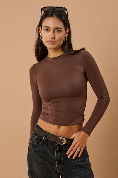 Narah Soleigh Langarmshirt LIV aus LENZING Micromodal