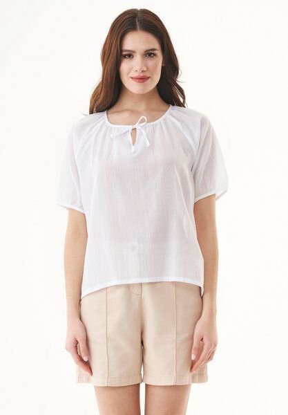ORGANICATION Bluse aus Bio-Baumwoll-Voile