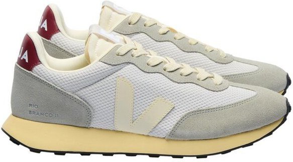 Veja Herren-Sneaker Rio Branco II Alveomesh Light Grey Pierre Marsala