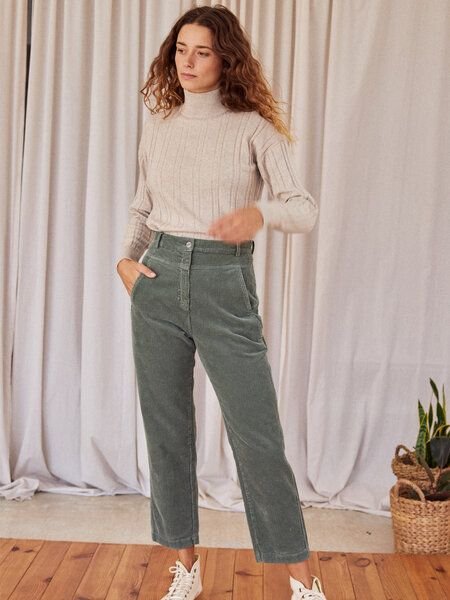 TWOTHIRDS Cordhose Vegan "Ontong" aus Bio-Baumwolle