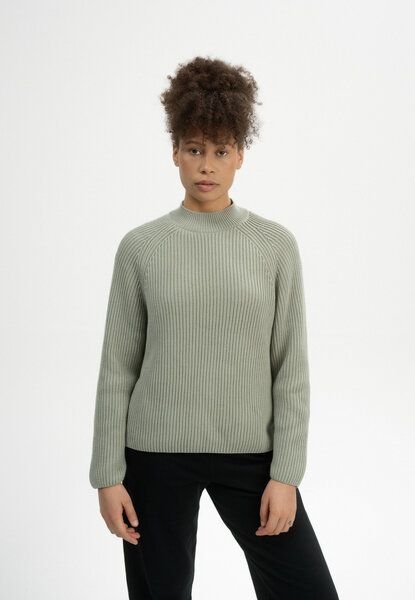 Rippstrick Stehkragenpullover ANALAH | von MELA | Fairtrade & GOTS zertifiziert