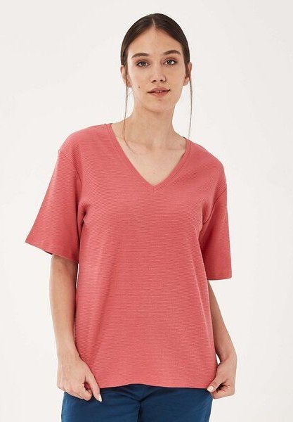 ORGANICATION T-Shirt aus Bio-Baumwolle mit halblangen Ärmeln