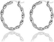 Coole Gedrehte Creolen von Elektropulli in verschiedenen Größen