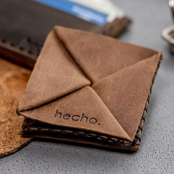 hecho. Handgefertigter Münzbeutel (Münzbörse, Geldbörse, Kleingeld)