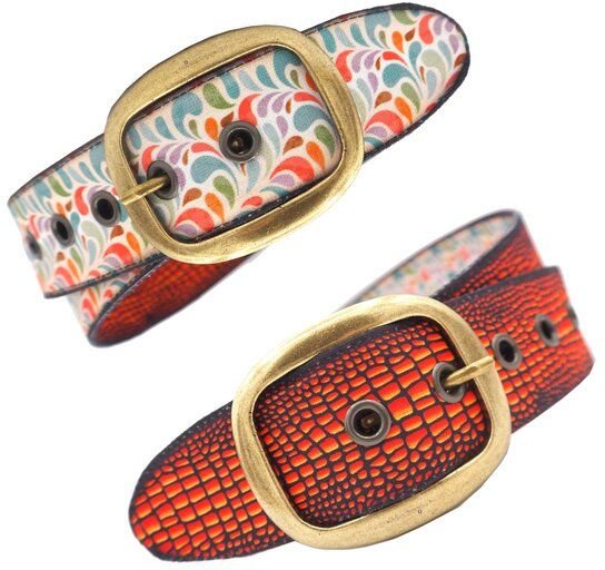 Seegarn - Gürtel / Wendegürtel SeeBlume 4cm