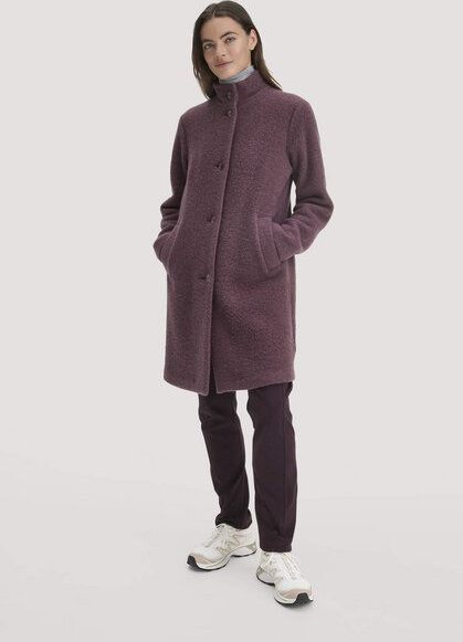 hessnatur Wollfleece Mantel Regular aus reiner Bio-Merinowolle