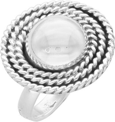 pakilia Silber Ring Kugel Fair-Trade und handmade