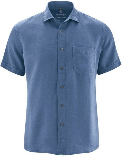 Thumbnail - HempAge 100% Hanf Kurzarmhemd Herren