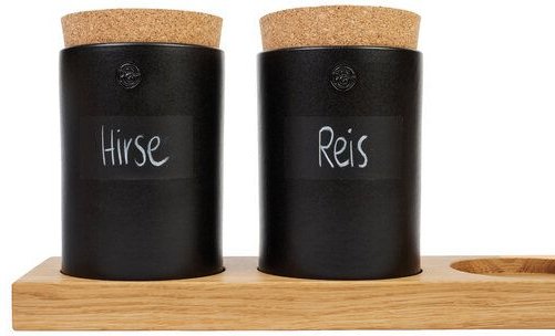 klotzaufklotz Vorratsdosenregal Eiche