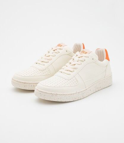 RICE Sneaker Vegan - OPEN21 Ecru / Orange
