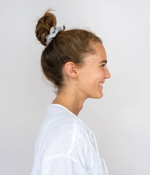 obumi Haargummi - Scrunchie aus Leinen in vielen Farben