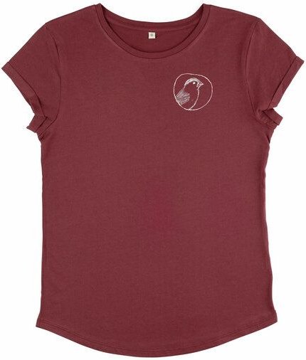 ilovemixtapes Kleiner Spatz Frauen T-Shirt aus Biobaumwolle