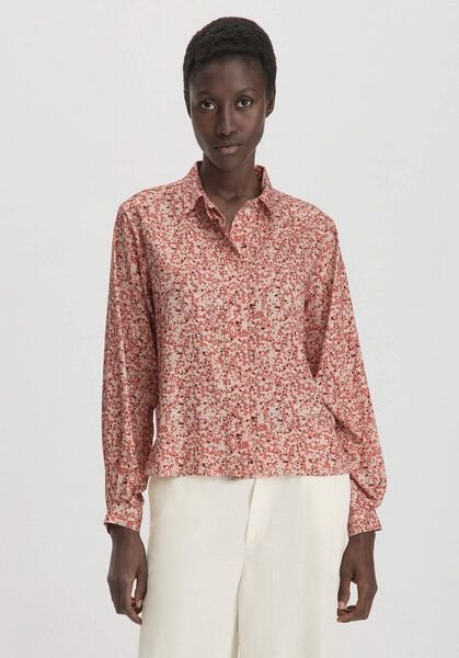 hessnatur Print Bluse Relaxed aus reiner LENZING ECOVERO Viskose