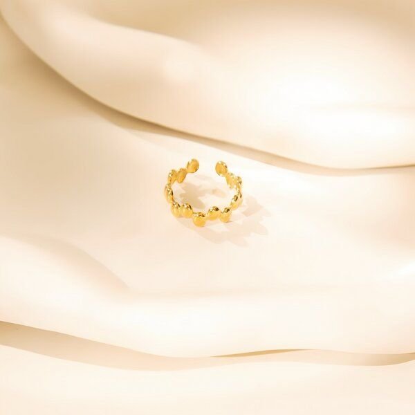 ELEKTROPULLI Größenverstellbarer DOTS Ring