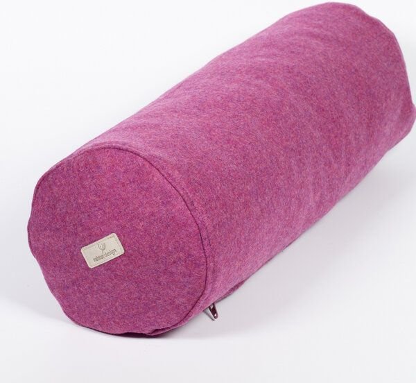 nahtur-design Nackenrolle mit leichtem Lodenbezug | Naturfüllung