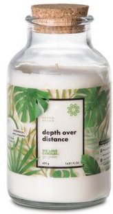 We Love Candles Duftkerze GoGreen "Depth over Distance" aus Sojawachs, 100% vegan