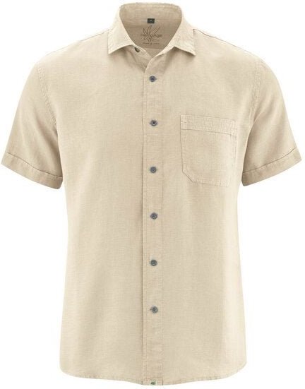 HempAge Herren Kurzarm-Hemd