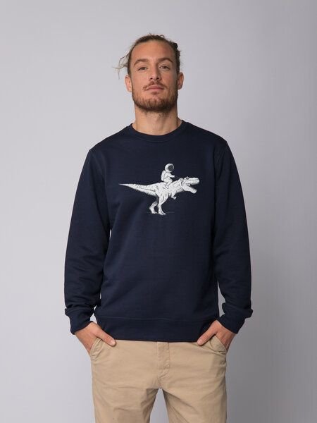 Thumbnail - watapparel Sweatshirt Unisex Astronaut on T-Rex