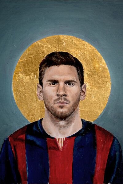 Photocircle Poster / Leinwandbild - Lionel Messi beim FC Barcelona