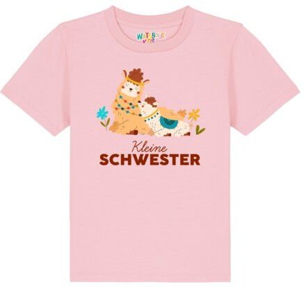 watabout.kids T-Shirt Kinder Lama Kleine Schwester
