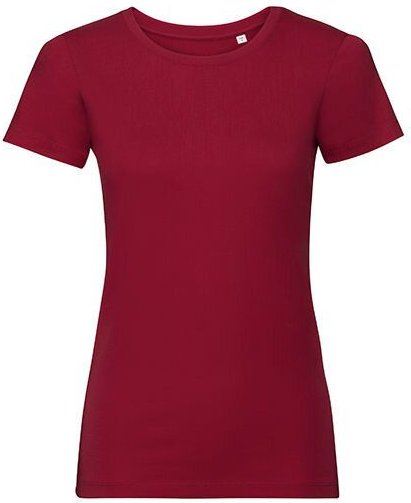 Russell Pure Organic Damen Pure Organic T-Shirt Rundhals in 13 verschiedenen Farben