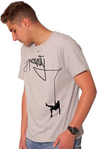 HANDGEDRUCKT "Gravity" Männer T-Shirt
