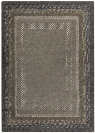 Prolana Handgefertigter Teppich "Aurora" aus Wolle in Braun- versch. Größen