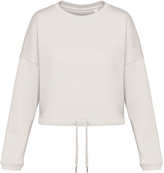 Greenspired Umweltfreundliches cropped Oversize Damen Sweatshirt mit Rundhalsausschnitt 280g/m² XS- XL