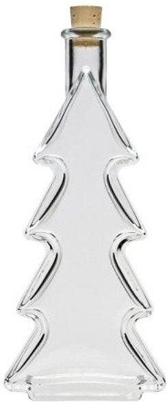 mikken Weihnachtsflasche "Tannebaum" mit Korken Geschenkflasche Likörflasche