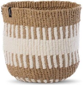 KIONDO Korb Pamba XS/S/M/XXL - Wolle/Papier Aufbewahrungs- & Pflanzkorb by Mifuko