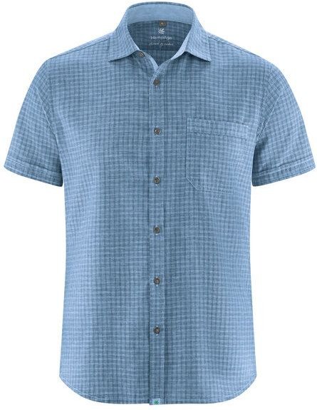 Hempage Herren Sommer Shirt Hanf Bio Baumwolle