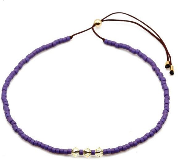 juni Armband Citrin - Feines Perlenarmband mit Glaskristallen