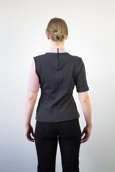 Skrabak Shirt Siggi aus Bio-Baumwolle zweifarbig