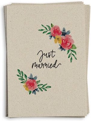 matabooks® A6 Grußkarte/Klappkarte aus nachhaltigem Graspapier