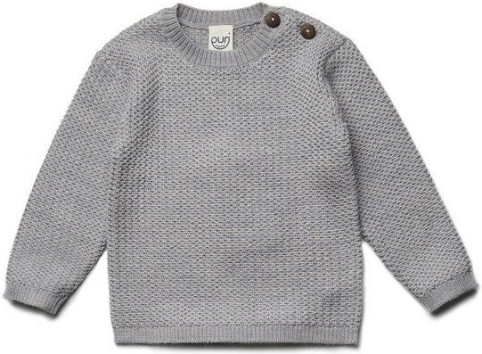 Puri Organic Kleinkinder Pullover Struktur Merinowolle