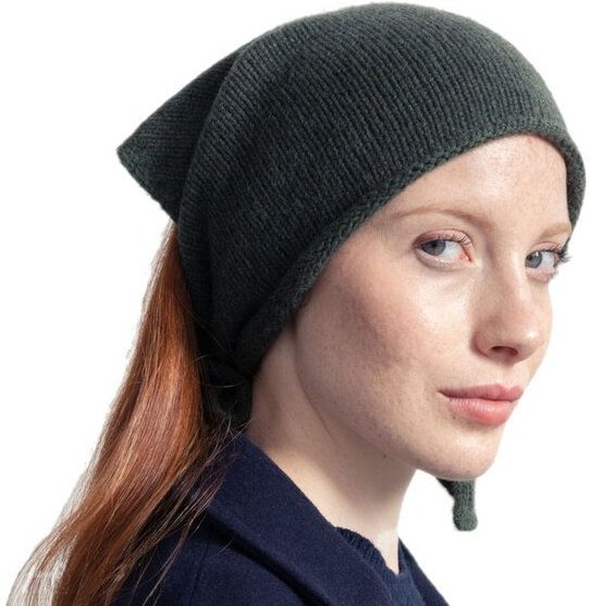 Rifò - Circular Fashion Made in Italy gestricktes Bandana/ Dreieckstuch Masha aus Recycelter Kaschmirwolle