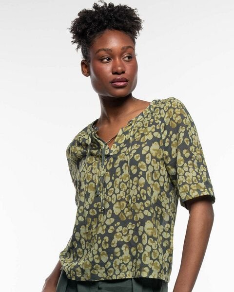 Thumbnail - Alma & Lovis Print-Bluse aus Bio-Baumwoll-Batist | Batist Gep Raglanbluse