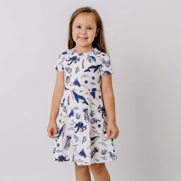 Walkiddy Underwater World-Flared Dress