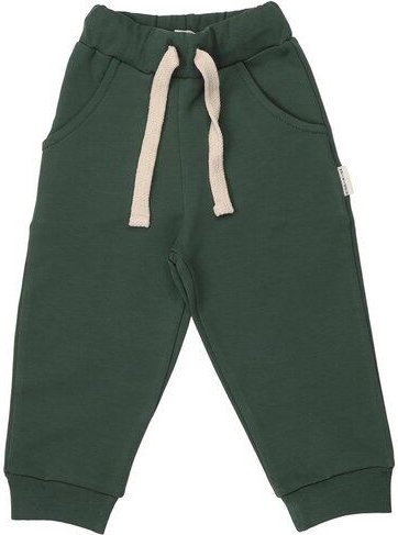 Kinder Jogginghose – Dunkelgrün, weich & bequem, elastischer Bund, schmal zulaufend, alltagstauglich | Walkiddy