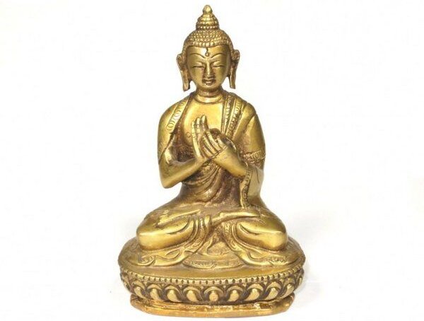 Just Be Messing Buddha Figur mit Mudra