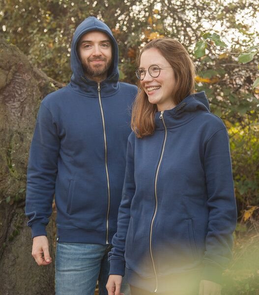 päfjes Basic Zipper Jacke - Fair gehandelt - Unisex Bio Sweatjacke