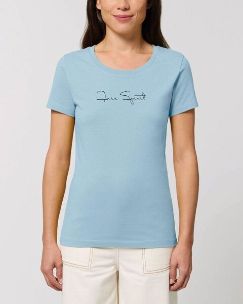 Human Family Bio Damen Rundhals T-Shirt "Amare - Free Spirit"