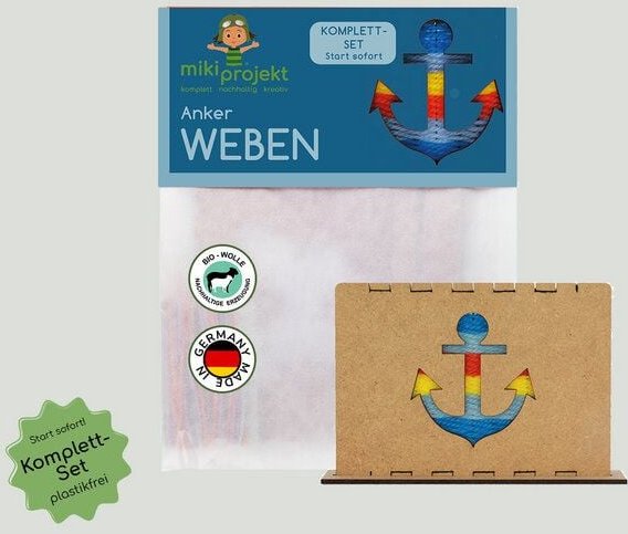 mikiprojekt Bastelset Anker weben