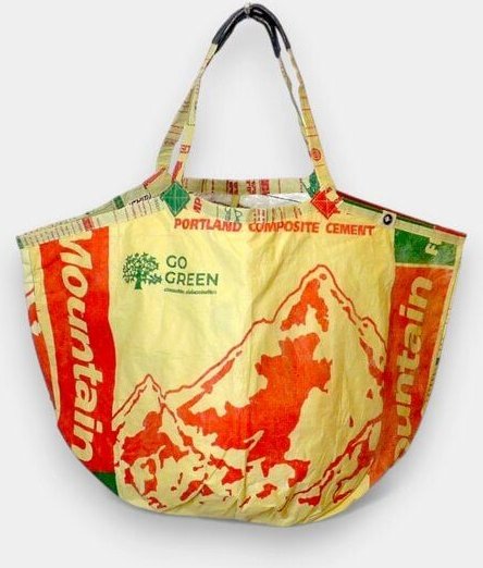 REFISHED fair fashion Tasche 'SOULMATE' - upcycelte Zementsäcke