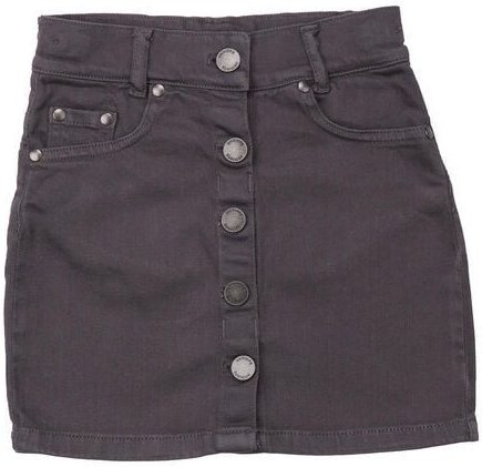 Kinder Jeansrock GOTS zertifiziert, Bio-Baumwolle, dunkelblau, Denim-Look, bequem, alltagstauglich – Walkiddy